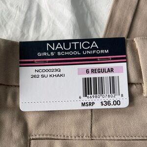 Nautica Girl’s Khaki Chinos